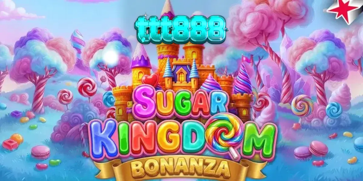 Tampilan visual Sugar Kingdom Bonanza dengan simbol permen berwarna-warni.